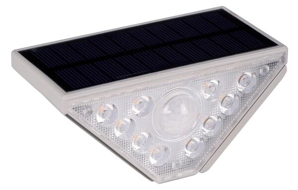 LED solárne svietidlo so senzorom ARI LED/4,5W/3,7V 600 mAh IP44 biela