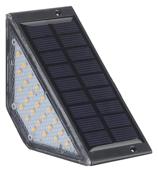 LED solárne svietidlo ELI LED/4,5W/3,7V 500 mAh IP44 čierne