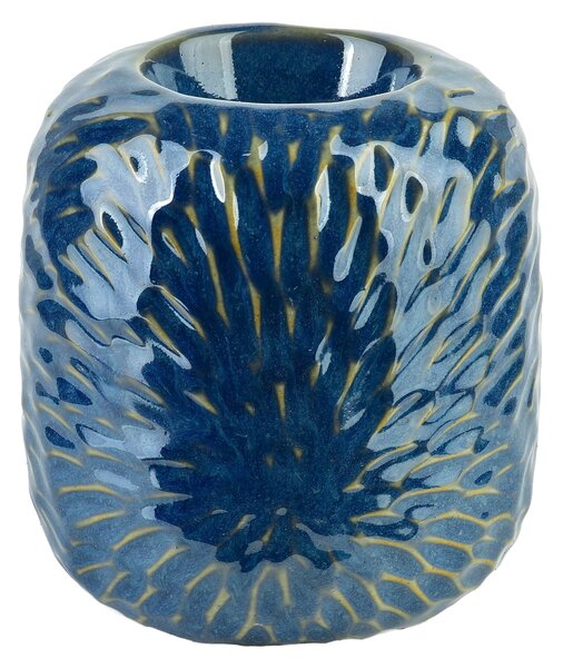 Mondex Keramický svietnik Yarine 10,5 cm modrý