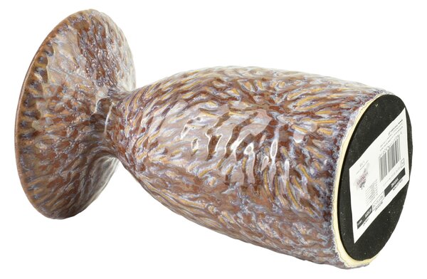 Mondex Keramický svietnik YARINE BEIGE 16,5 cm béžový