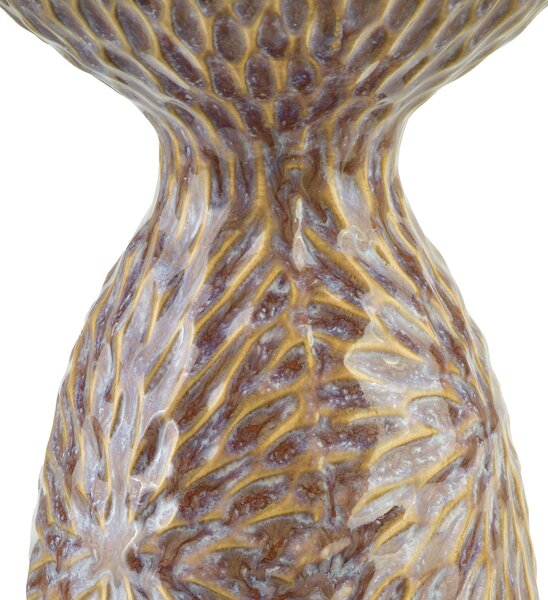 Mondex Keramický svietnik YARINE BEIGE 20 cm béžový