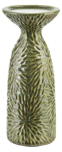 Mondex Keramický svietnik Yarine 25,5 cm zelený II