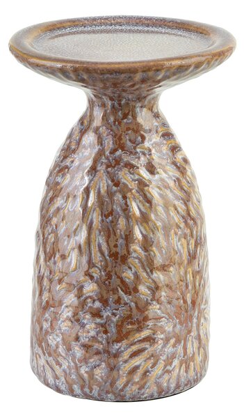 Mondex Keramický svietnik YARINE BEIGE 16,5 cm béžový