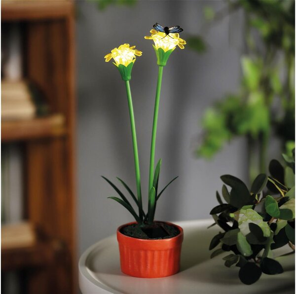 LED solárne svietidlo LED/1,2 V 200 mAh IP44 kvetina