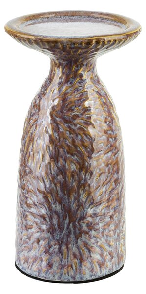 Mondex Keramický svietnik YARINE BEIGE 20 cm béžový
