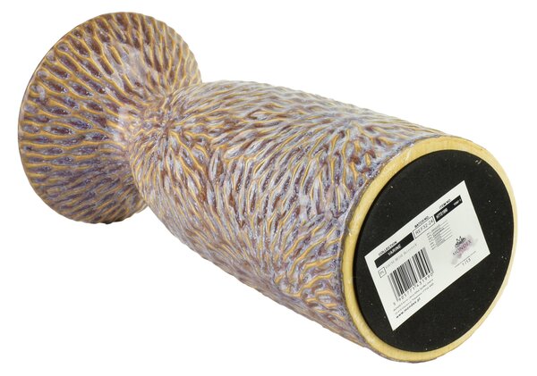 Mondex Keramický svietnik YARINE BEIGE 25,5 cm béžový