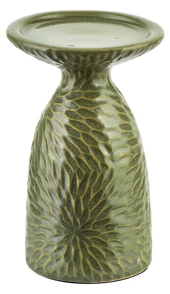 Mondex Keramický svietnik YARINE GREEN 16,5 cm zelený