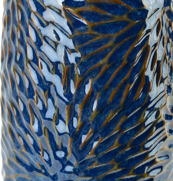 Mondex Keramický svietnik YARINE BLUE 25 cm modrý