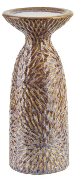 Mondex Keramický svietnik YARINE BEIGE 25,5 cm béžový