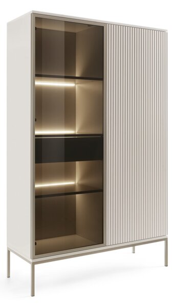 VYSOKÁ VITRÍNA ALESSIO 104 cm KAŠMÍR LED
