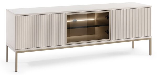 TV STOLÍK ALESSIO NA NOŽIČKÁCH KAŠMÍR LED 154 cm