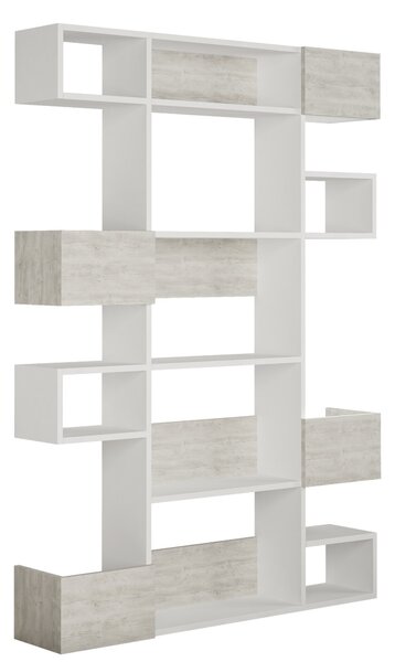 Knižnica Houseland Niho biela/borovica nórska