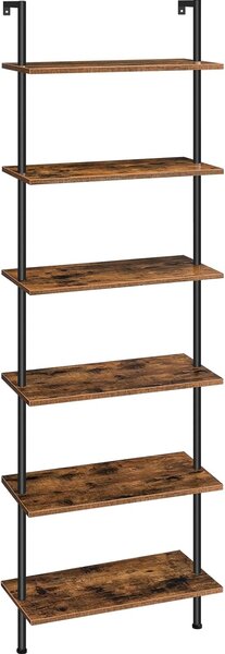 Knižnica Vasagle Zorami 60 cm čierna/hnedá
