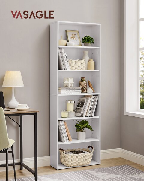 SONGMICS Knižnica Vasagle Viera 60 cm biela