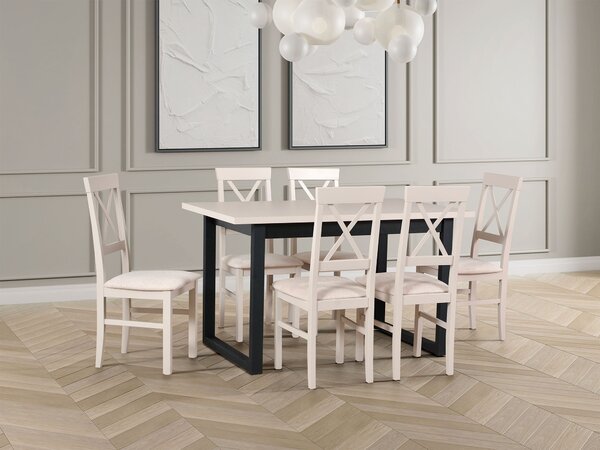 Rozkladací jedálenský stôl Ikon 3 140-180x80 - kašmír