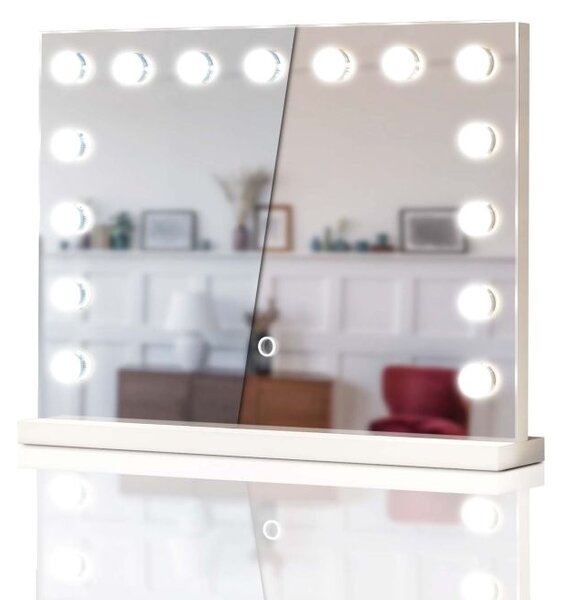 Aquamarin Kúpeľňové LED zrkadlo Hollywood 58 x 43 cm
