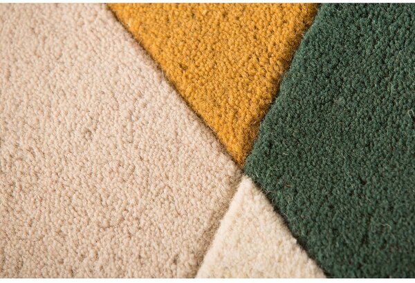 Flair Rugs , Ručne všívaný kusový koberec Illusion Prism Green/Multi kruh, 160x160 (priemer) kruh, viacfarebná, obývacia izba