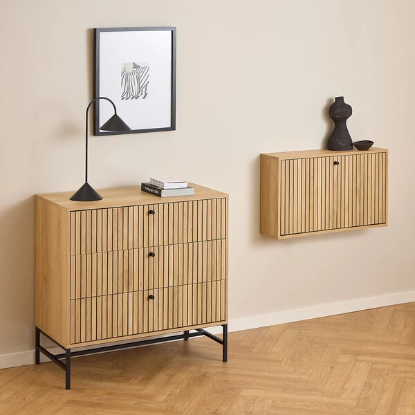 Actona Komoda Albany 80 cm dub prírodný II