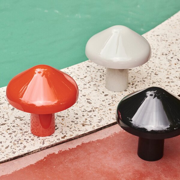 Prenosná lampa Pao Portable, Soft Black – HAY