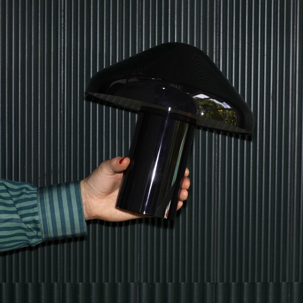 Prenosná lampa Pao Portable, Soft Black – HAY