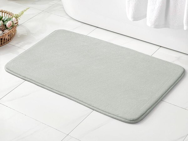 XPOSE® Kúpeľňová predložka s pamäťovou penou SANDY - svetlo sivá 40x60 cm