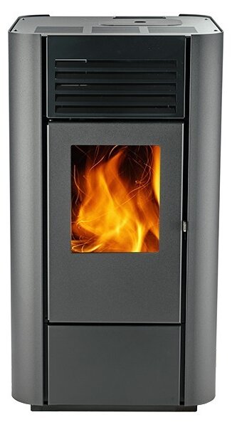 Kachle Delia peletová, čierná