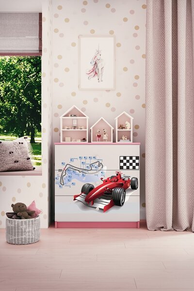 Kocot kids Komoda Babydreams 80 cm formula ružová