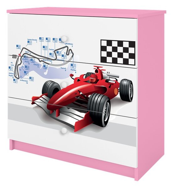 Kocot kids Komoda Babydreams 80 cm formula ružová