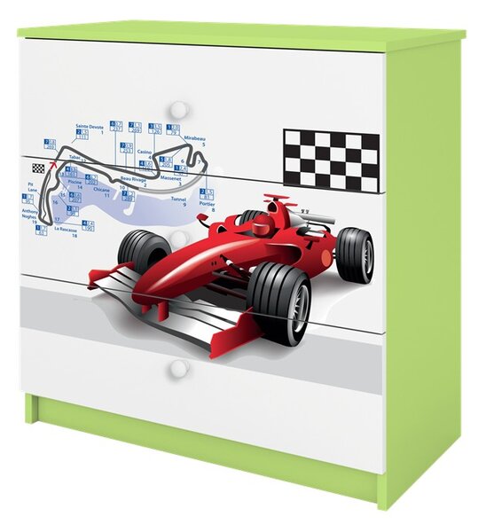 Kocot kids Komoda Babydreams 80 cm formula zelená