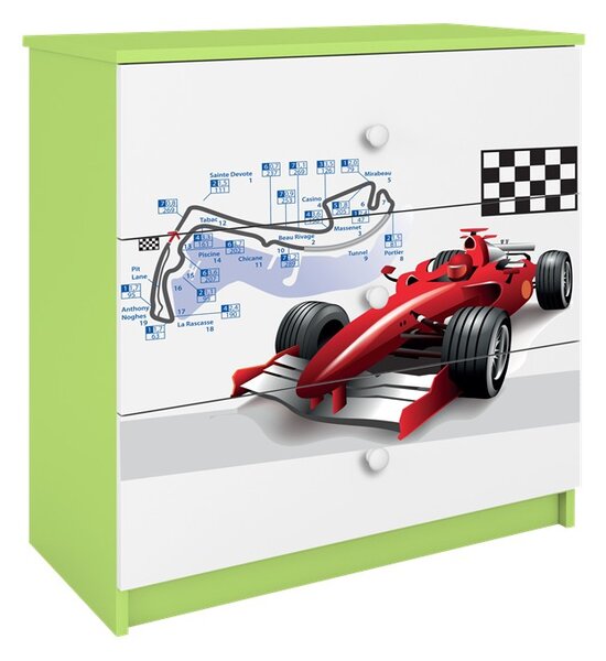 Kocot kids Komoda Babydreams 80 cm formula zelená