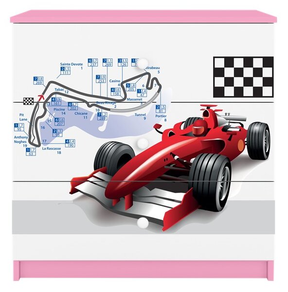 Kocot kids Komoda Babydreams 80 cm formula ružová