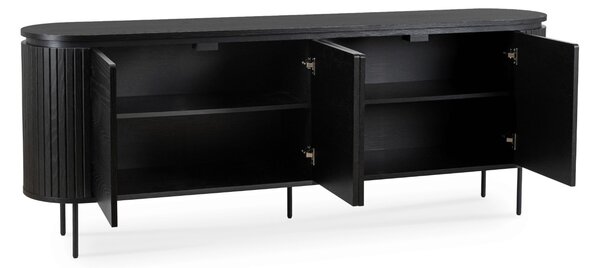 Vivaldi Komoda Beck 200 cm čierna