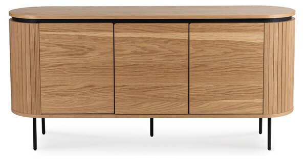 Vivaldi Komoda Beck 160 cm čierna/dub prírodný