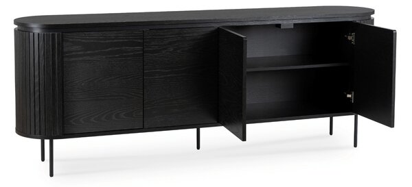 Vivaldi Komoda Beck 200 cm čierna