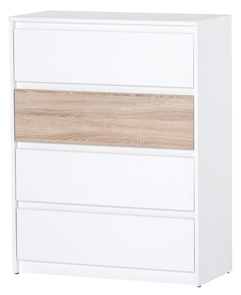 Szynaka Komoda Benátky 07 80 cm biela/dub sonoma