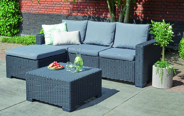 Záhradný set FLORIDA chaise longue | grafit