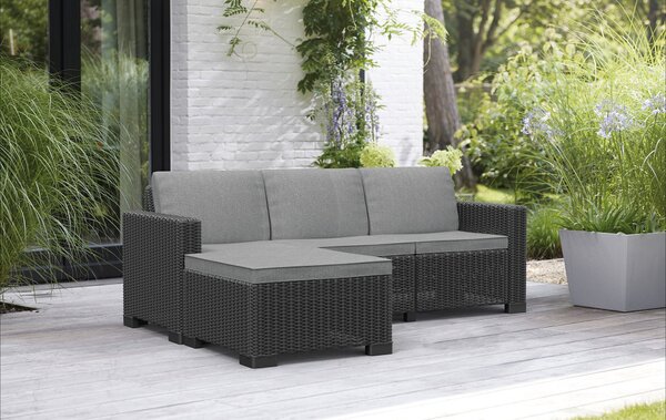 Záhradný set FLORIDA chaise longue | grafit
