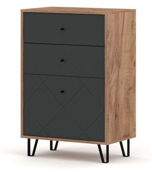 Vivaldi Komoda Bilbao 63,4 cm dub Tabak Craft