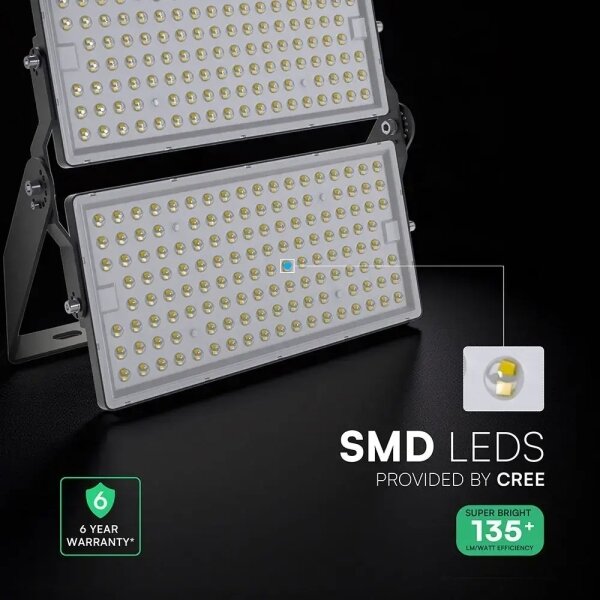 LED reflektor LED/500W/230V 6500K IP65 sivý