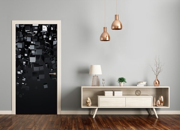 Samolepiace fototapety na dvere abstrakcie 3D 75x205 cm