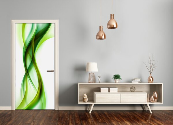 Samolepiace fototapety na dvere abstrakcie vlny 85x205 cm