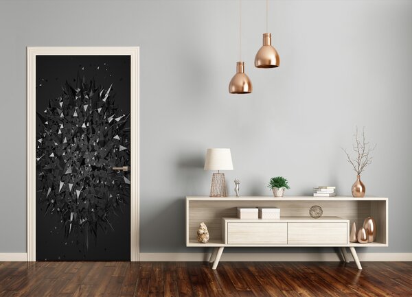 Samolepiace fototapety na dvere abstrakcie 3D 75x205 cm