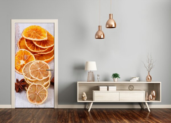 Samolepiace fototapety na dvere vôňa sviatkov 75x205 cm