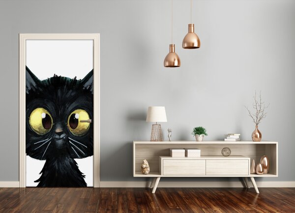 Samolepiace fototapety na dvere mačka 85x205 cm