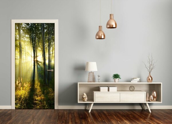 Fototapeta samolepiace na dvere les príroda 85x205 cm
