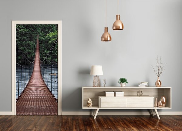Fototapeta samolepiace na dvere visiaci most 95x205 cm