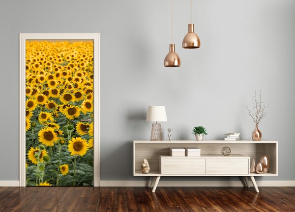 Fototapeta samolepiace dvere pole slnečníkov 75x205 cm