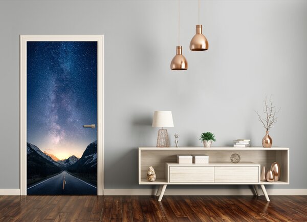 Fototapeta samolepiace na dvere horská soutězka 85x205 cm