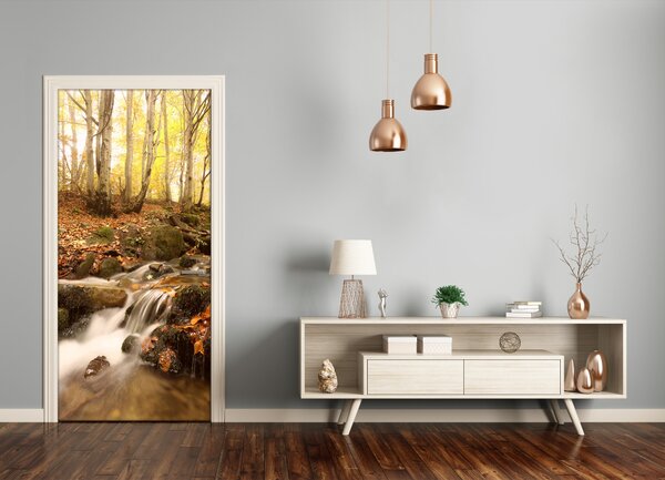 Fototapeta samolepiace na dvere zlatý jeseň 75x205 cm