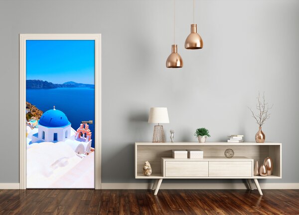 Fototapeta samolepiace na dvere Santorini Grécko 75x205 cm